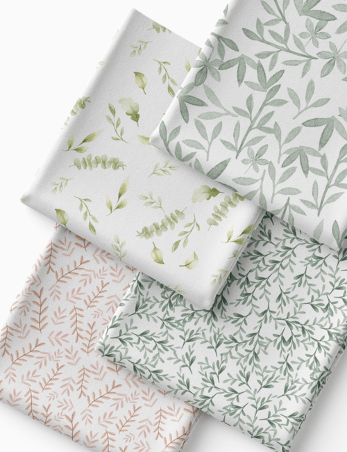 Kit Amarradinho de Tricoline - Kit 127 (4 Cortes de 45 a 50 cm x 70 cm) - Tricoline 100% Algodão