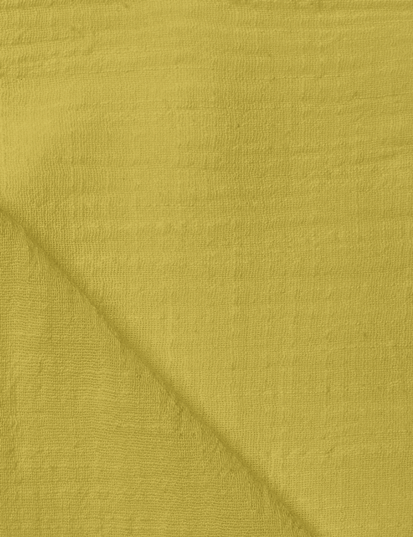 Tecido Fralda Lisa - Amarelo - 100% Algodão - 60cm x 70cm