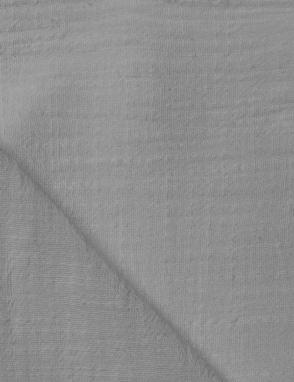 Tecido Fralda Lisa - Cinza - 100% Algodão - 60cm x 70cm