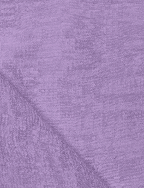 Tecido Fralda Lisa - Lilás - 100% Algodão - 60cm x 70cm