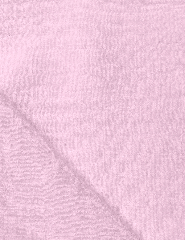 Tecido Fralda Lisa - Rosa Claro - 100% Algodão - 60cm x 70cm