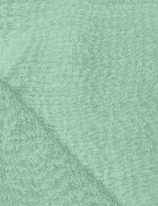 Tecido Fralda Lisa - Verde Claro - 100% Algodão - 60cm x 70cm