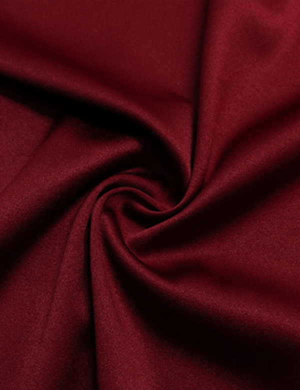 Tecido Prada Gabardine com Elastano - Vinho - 97% Poliéster 3% Elastano - Largura: 1,50m