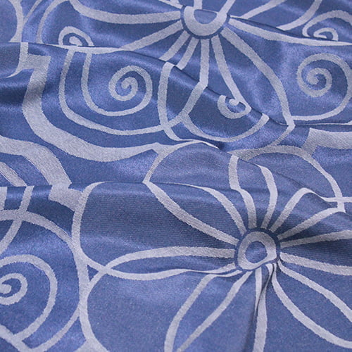 Tecido Jacquard Decor Largo Brocado Dupla Face - Aurora - Marinho - 55% Algodão 45% Poliéster - Largura 2,80m