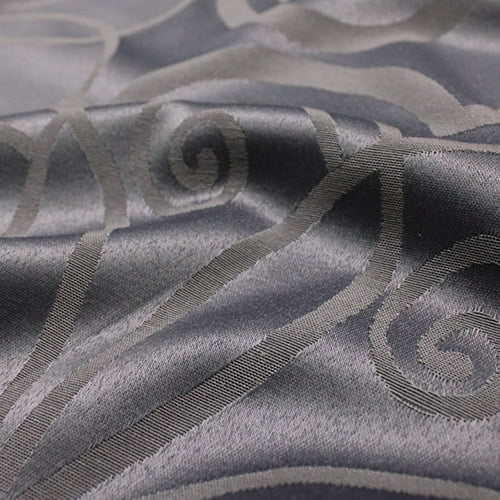 Tecido Jacquard Decor Largo Brocado Dupla Face - Aurora - Silver - 55% Algodão 45% Poliéster - Largura 2,80m