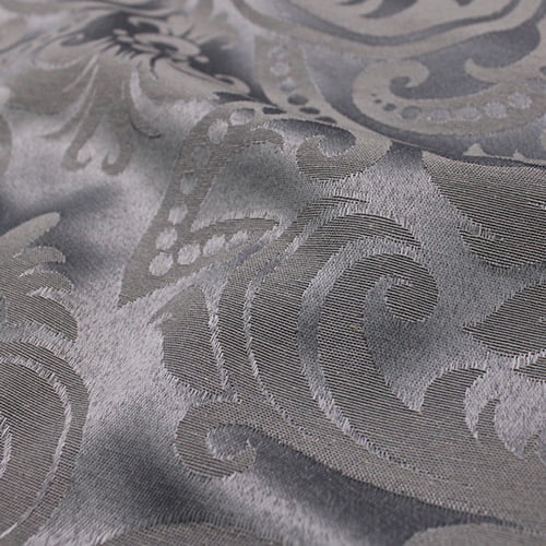 Tecido Jacquard Decor Largo Brocado Dupla Face - Zeus - Silver - 55% Algodão 45% Poliéster - Largura 2,80m