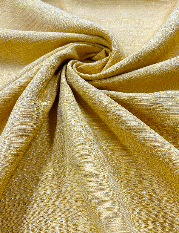 Tecido Jacquard Decor Largo Textura - Mostarda - 55% Poliéster 45% Algodão - Largura 2,80m