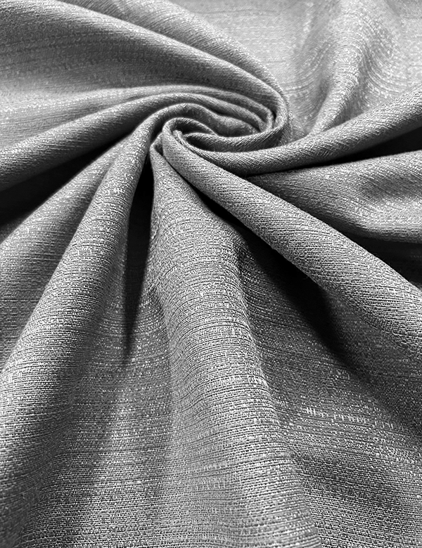 Tecido Jacquard Decor Largo Textura - Silver - 55% Poliéster 45% Algodão - Largura 2,80m