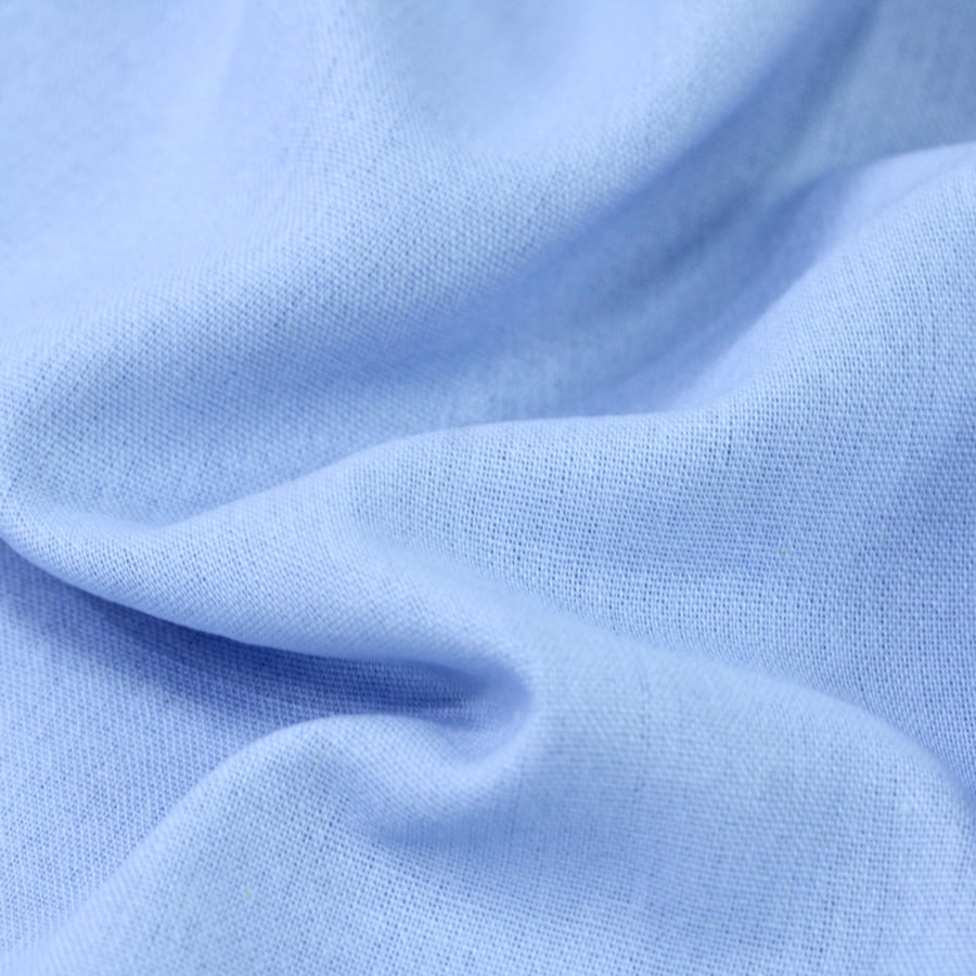 Tecido Linho Com Viscose Liso Premium - Blue Classic - 28% Linho 68% Viscose 4% Fibras Diversas - Largura 1,35m