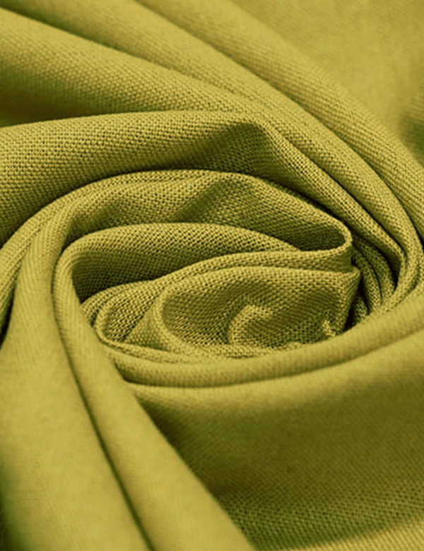 Tecido Linho Com Viscose Liso Premium - Azeitona - 28% Linho 68% Viscose 4% Fibras Diversas - Largura 1,35m