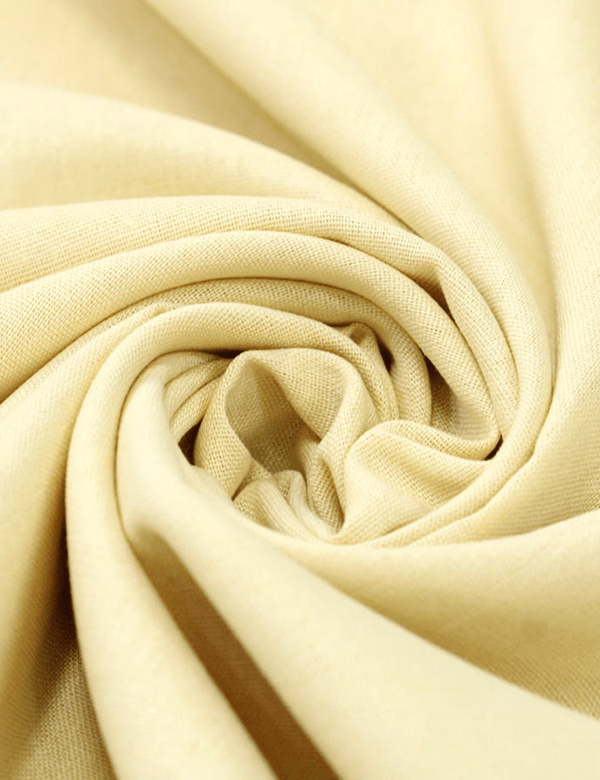 Tecido Linho Com Viscose Liso Premium - Concha - 28% Linho 68% Viscose 4% Fibras Diversas - Largura 1,35m
