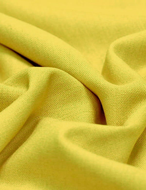 Tecido Linho Com Viscose Liso Premium - Girassol - 28% Linho 68% Viscose 4% Fibras Diversas - Largura 1,35m