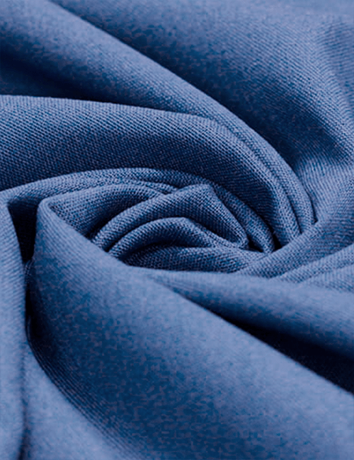Tecido Linho Com Viscose Liso Premium - Indy Blue - 28% Linho 68% Viscose 4% Fibras Diversas - Largura 1,35m