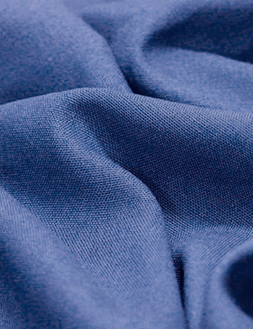 Tecido Linho Com Viscose Liso Premium - Indy Blue - 28% Linho 68% Viscose 4% Fibras Diversas - Largura 1,35m