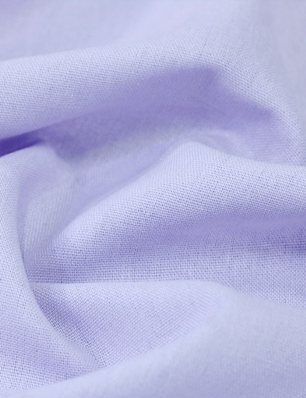 Tecido Linho Com Viscose Liso Premium - Lilás Snow - 28% Linho 68% Viscose 4% Fibras Diversas - Largura 1,35m