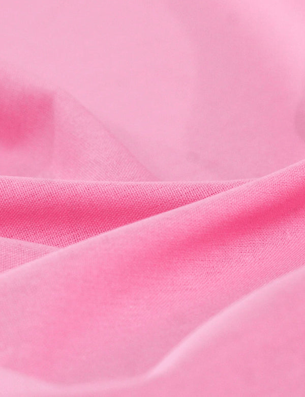 Tecido Linho Com Viscose Liso Premium - Pink Dream - 28% Linho 68% Viscose 4% Fibras Diversas - Largura 1,35m
