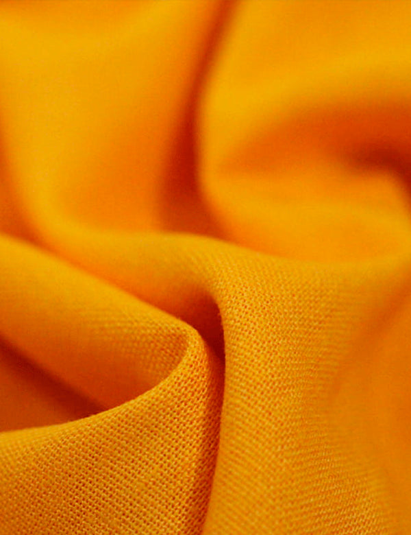 Tecido Linho Com Viscose Liso Premium - Sorvete de Manga - 28% Linho 68% Viscose 4% Fibras Diversas - Largura 1,35m