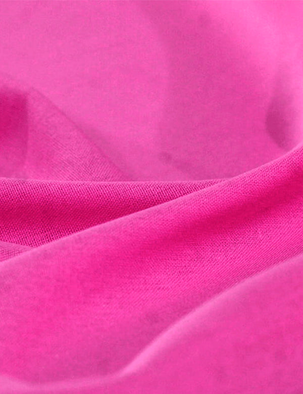 Tecido Linho Com Viscose Liso Premium - Super Pink - 28% Linho 68% Viscose 4% Fibras Diversas - Largura 1,35m