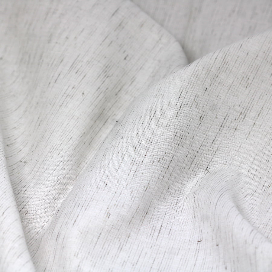 Tecido Percal 180 fios com Linho - Off - 84% Algodão 12% Viscose 4% Linho - Largura 2,50m
