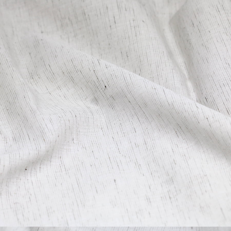 Tecido Percal 180 fios com Linho - Off - 84% Algodão 12% Viscose 4% Linho - Largura 2,50m