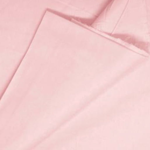 Tecido Percal 230 Fios Liso - Nuvem Rosa - 100% Algodão - Largura 2,50m