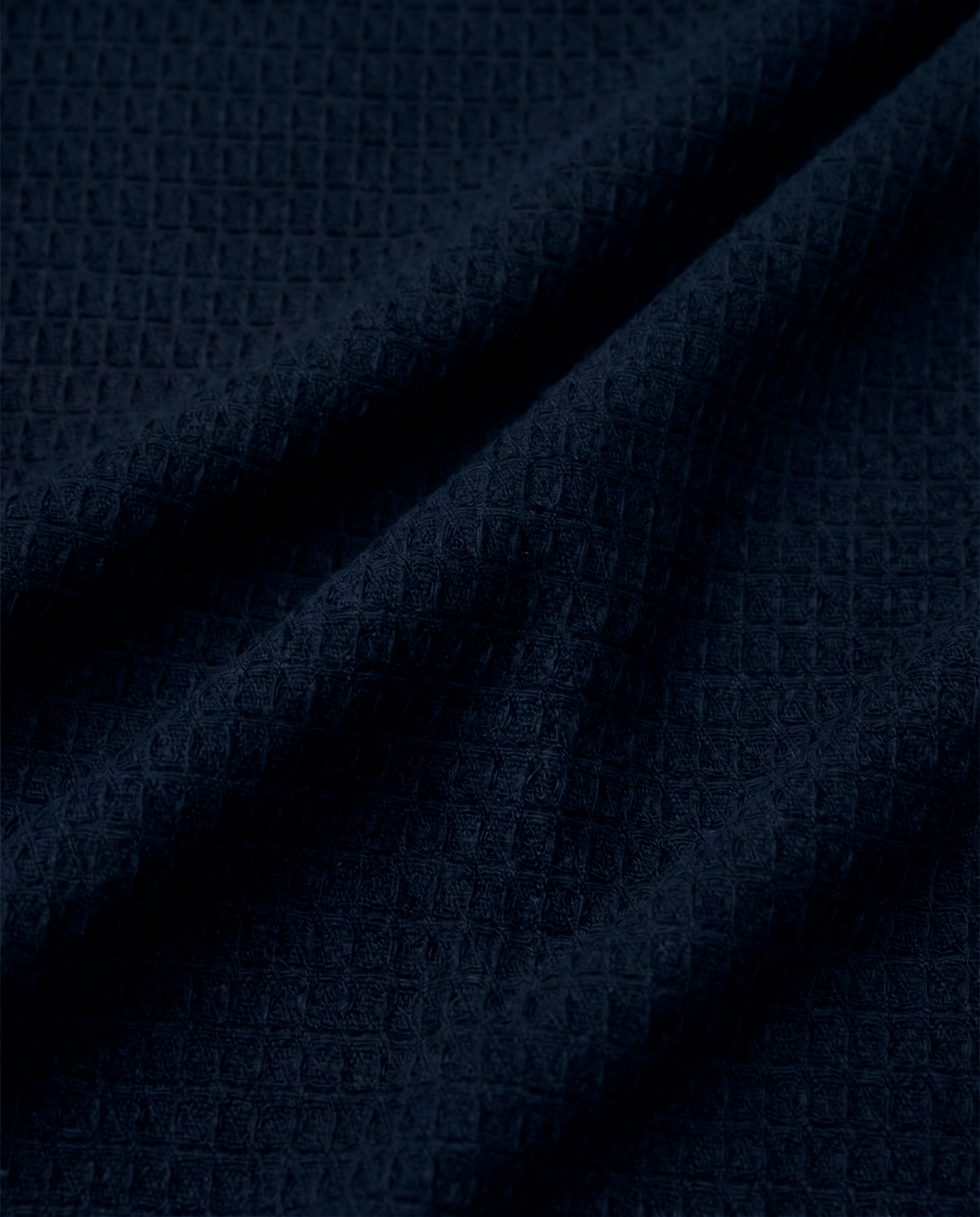 Tecido Favo Portugal - Azul Marinho - 100% Algodão - Largura 1,50m