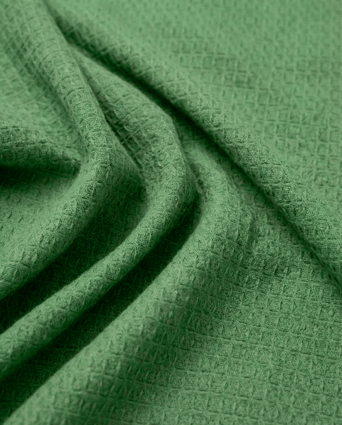 Tecido Favo Portugal - Verde Claro - 100% Algodão - Largura 1,50m
