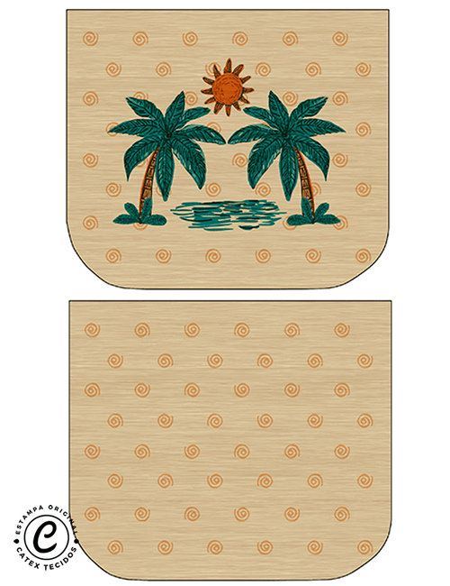 Sintético Doll - Painel Mini Bag - Pé na Areia