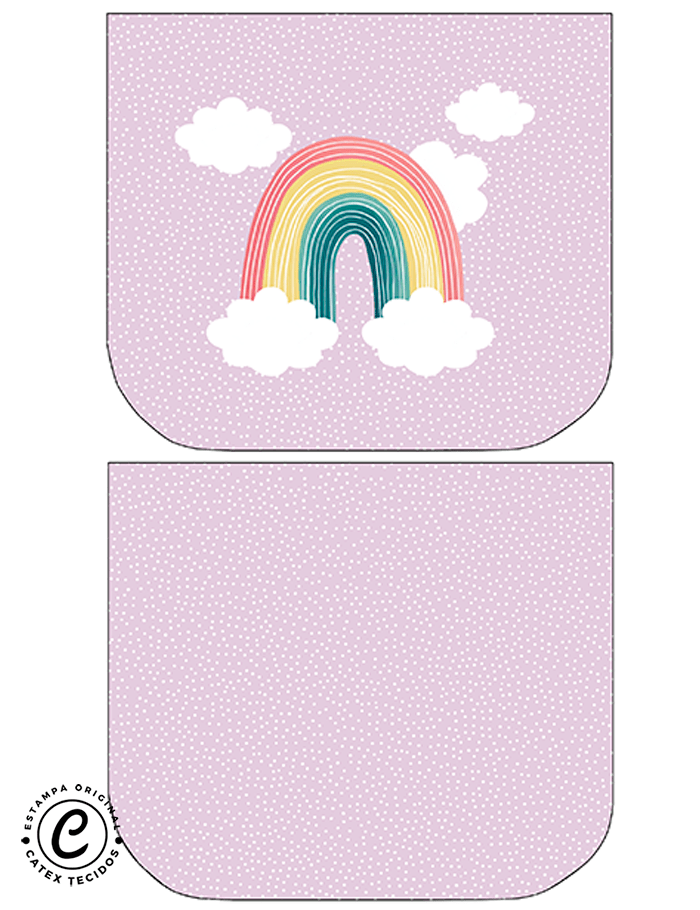 Sintético Doll - Painel Mini Bag - Rainbow