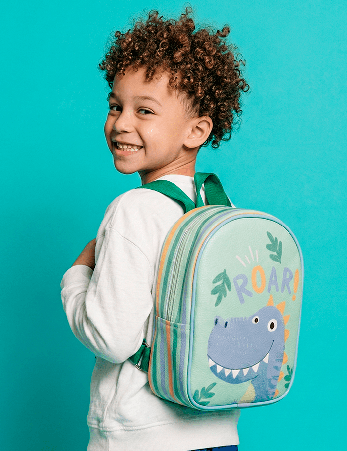 Sintético Doll - Painel Mini Mochila Dot - Dino Roar