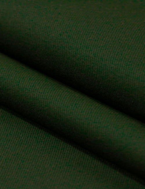 Tecido Brim Pesado Peletizado - Verde Militar - 100% algodão - Largura 1,70m