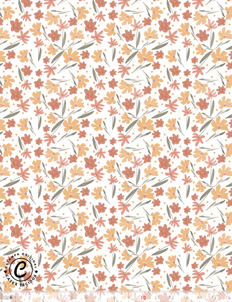 Tecido Tricoline Especial Coleção Bosque Encantado - Liberty - 100% Algodão - Largura 1,50m