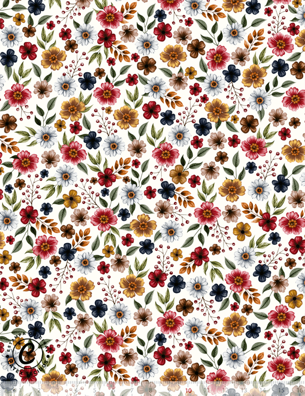 Tecido Tricoline Especial Coleção Encanto da Floresta - Liberty - 100% Algodão - Largura 1,50m