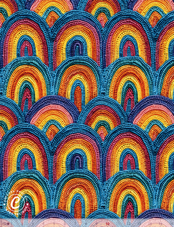 Tecido Tricoline Especial Rainbow of Love 3D - 100% Algodão - Largura 1,50m