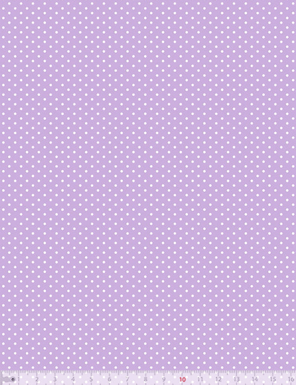 Tecido Tricoline Coleção Composê Ideal Lavanda - Poazinho - 100% Algodão - Largura 1,50m