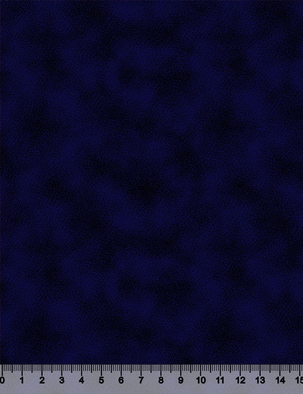 Tecido Tricoline Coleção Composê Ideal Azul Marinho - Manchado/Poeirinha - 100% Algodão - Largura 1,50m