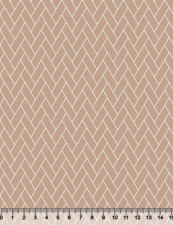 Tecido Tricoline Coleção Composê Ideal Bronze - Tijolinho - 100% Algodão - Largura 1,50m