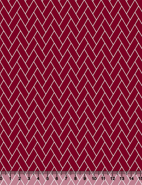 Tecido Tricoline Coleção Composê Ideal Merlot - Tijolinho - 100% Algodão - Largura 1,50m