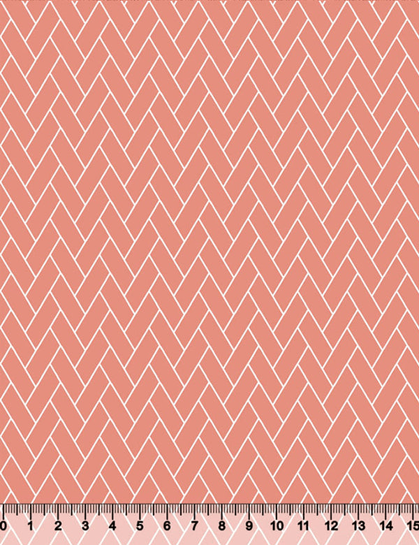 Tecido Tricoline Coleção Composê Ideal Terracota - Tijolinho - 100% Algodão - Largura 1,50m