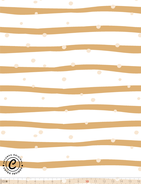 Tecido Tricoline Coleção Kids Room Babies - Grãos - 100% Algodão - Largura 1,50m