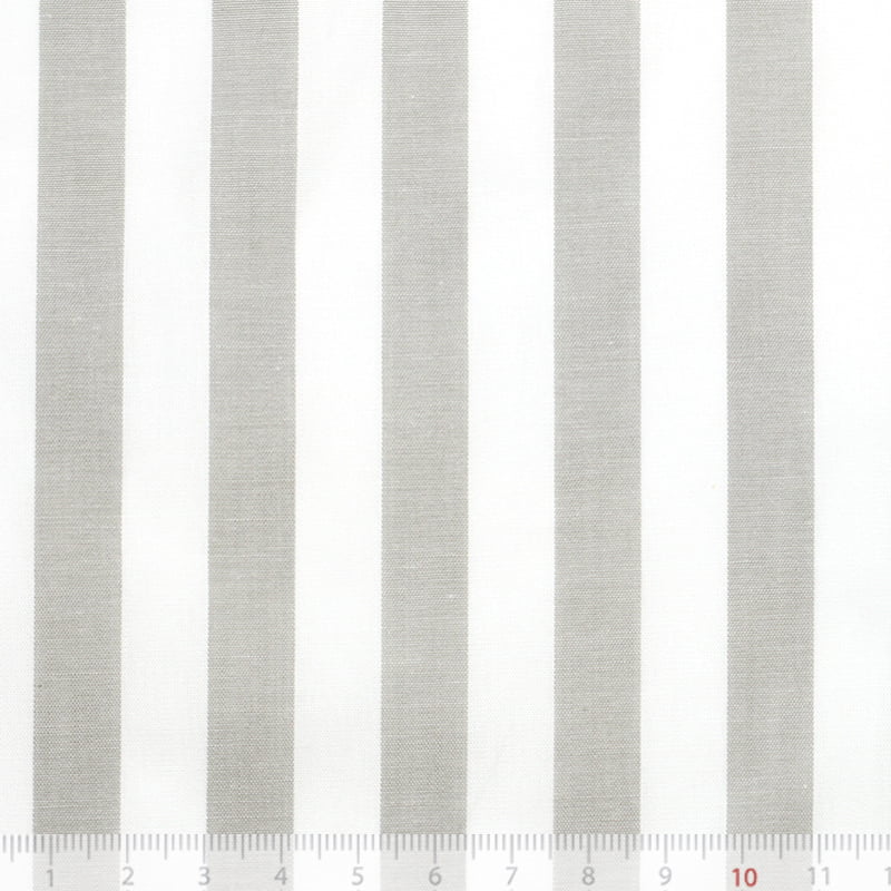 Tecido Tricoline Fio-Tinto Listras GG - Cinza - 100% Algodão - Largura 1,50m