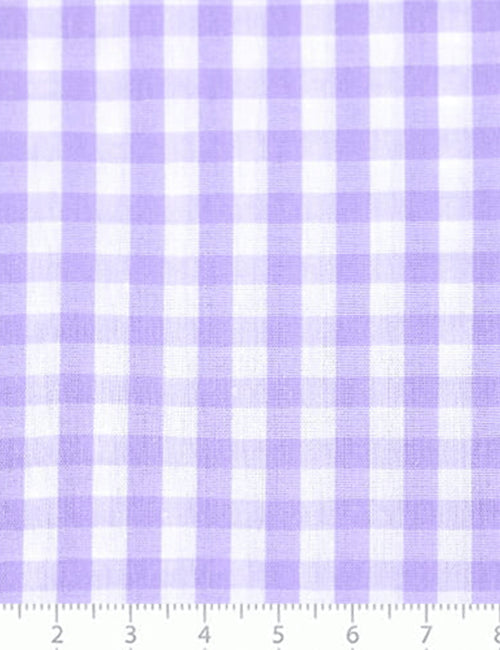 Tecido Tricoline Fio-Tinto Vichy Xadrez G - Lilás - 100% Algodão - Largura 1,50m