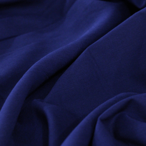 Tecido Tricoline Mista Lisa - Azul Navy - 65% Poliéster 35% Algodão