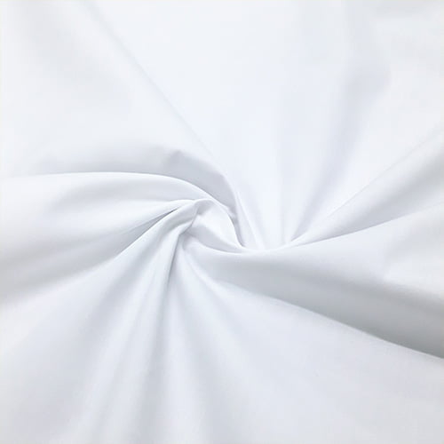 Tecido Tricoline Mista Lisa - Branco - 65% Poliéster 35% Algodão - Largura 1,50m