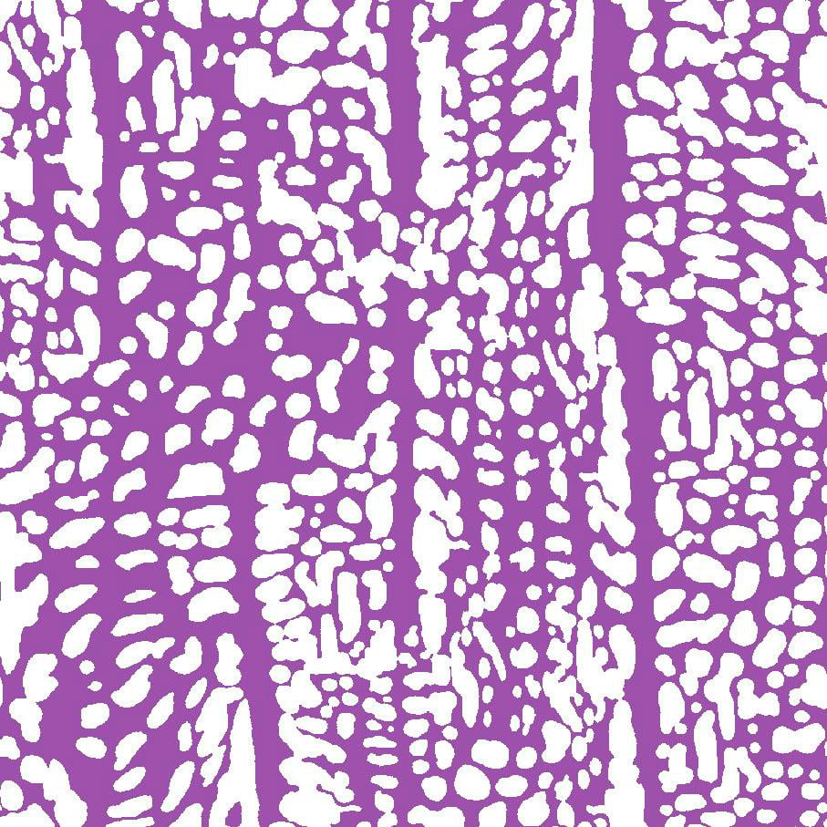 Tecido Viscose Estampada - Groove - Roxo - 100% Viscose - Largura 1,40m