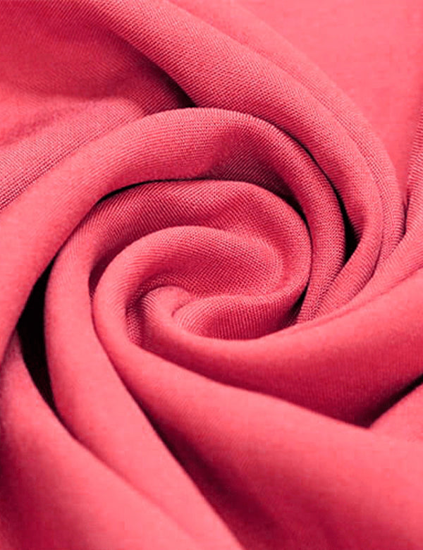 Tecido Viscose Lisa Lual - Barbie - 100% Viscose - Largura 1,45m