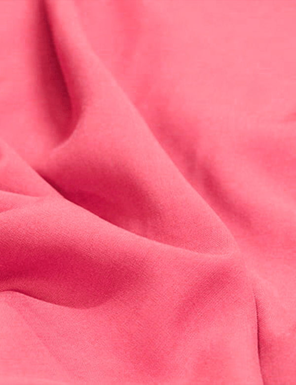 Tecido Viscose Lisa Lual - Barbie - 100% Viscose - Largura 1,45m