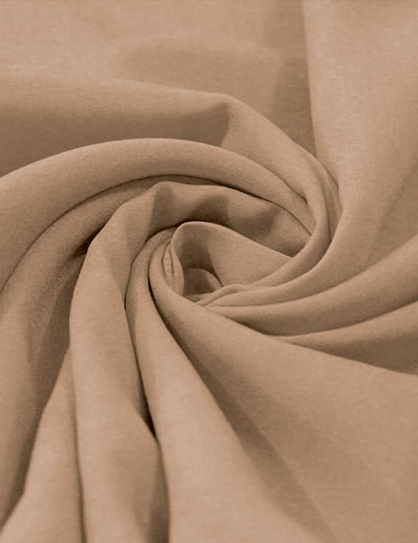 Tecido Viscose Lisa Lual - Bege - 100% Viscose - Largura 1,45m