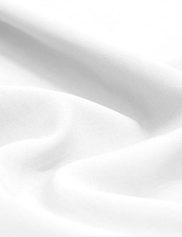 Tecido Viscose Lisa Lual - Branco - 100% Viscose - Largura 1,45m