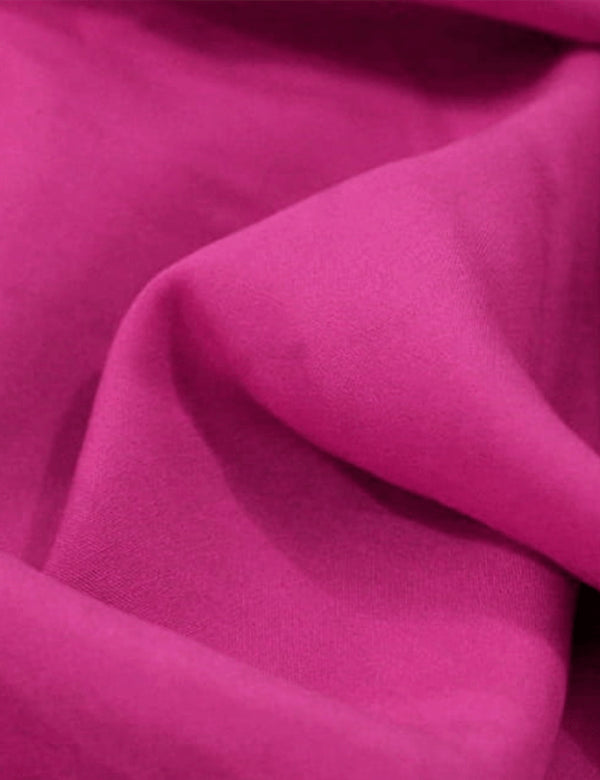 Tecido Viscose Lisa Lual - Neo Fuchsia Vita - 100% Viscose - Largura 1,45m